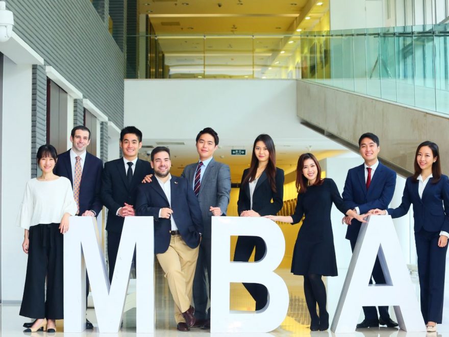 Estudiantes de MBA de negocios